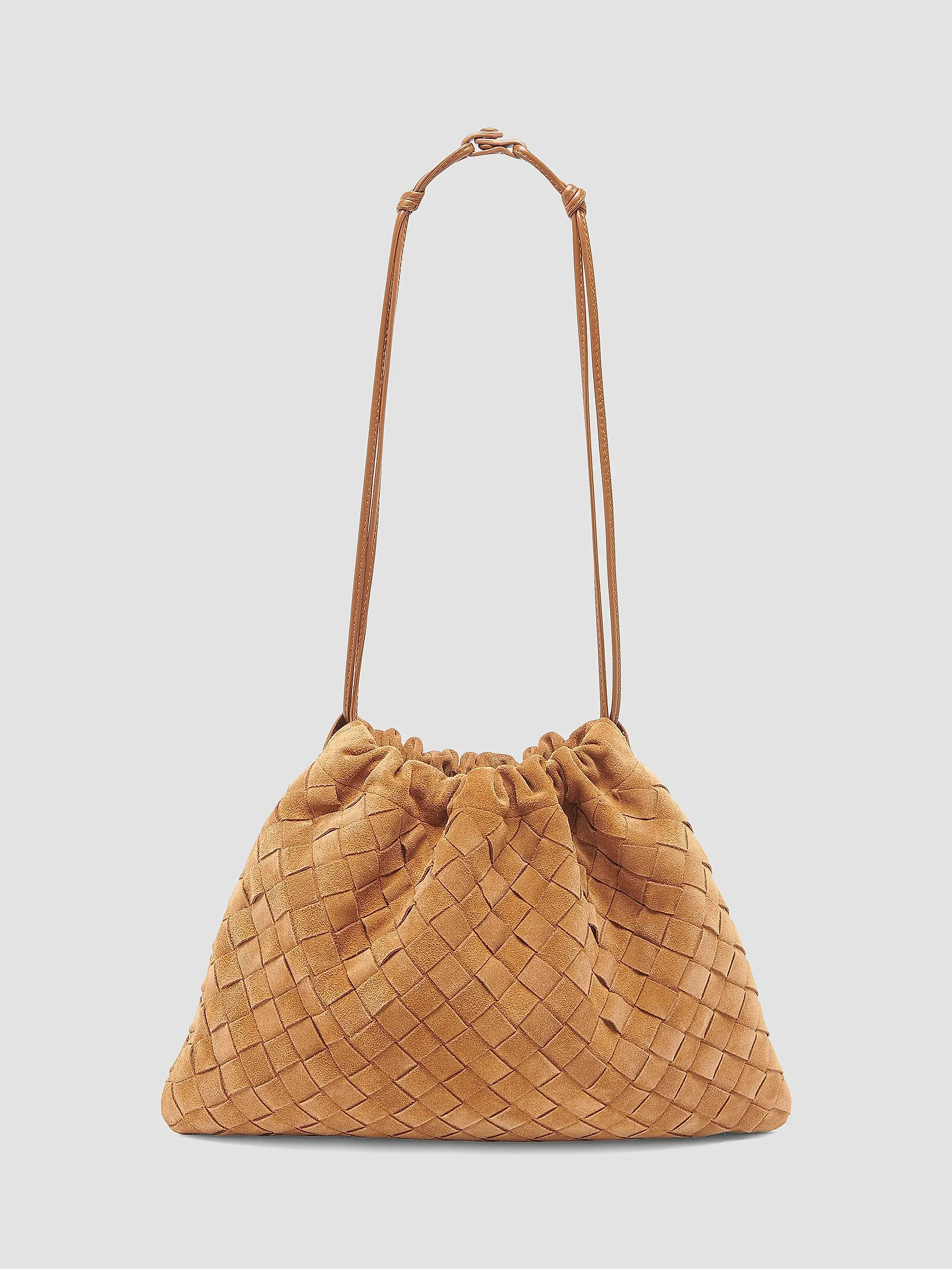 Medium Dustbag Intrecciato Suede Shoulder Bag | Saks Fifth Avenue