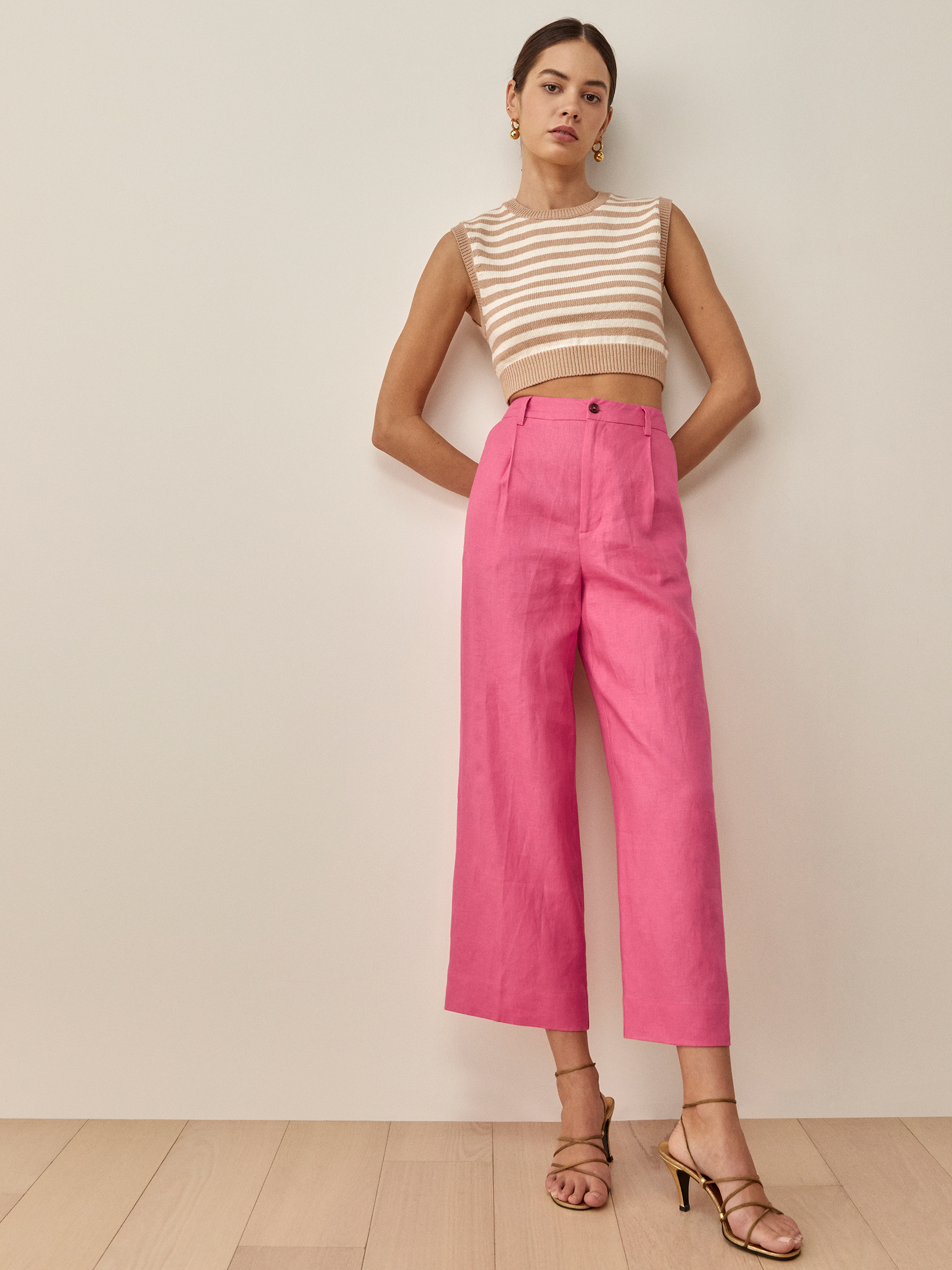 Tommy Linen Pant | Reformation (Global)