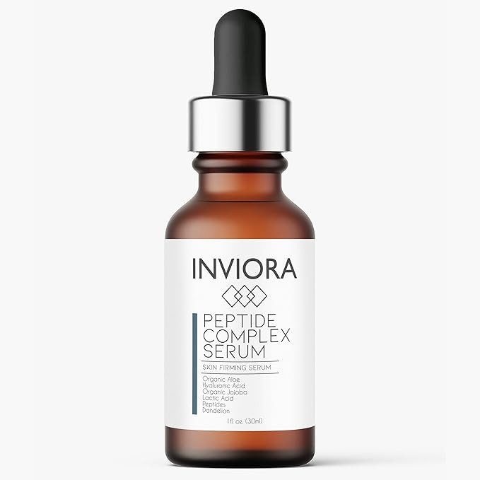 Inviora Advanced Peptide Complex Serum - Skin Firming Collagen Face Serum For Women, Anti-aging T... | Amazon (US)