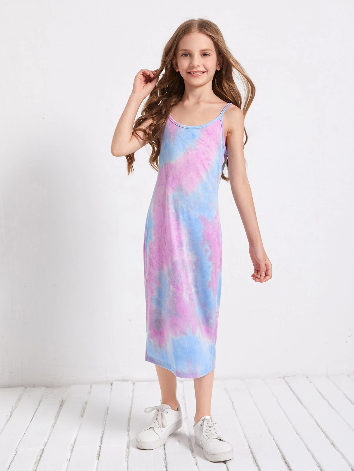 SHEIN Girls Tie Dye Dress | SHEIN