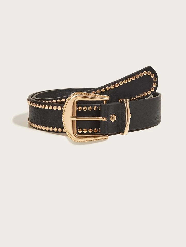 Street Studded Decor Belt Western Stylish Dress Belt Halloween | SHEIN