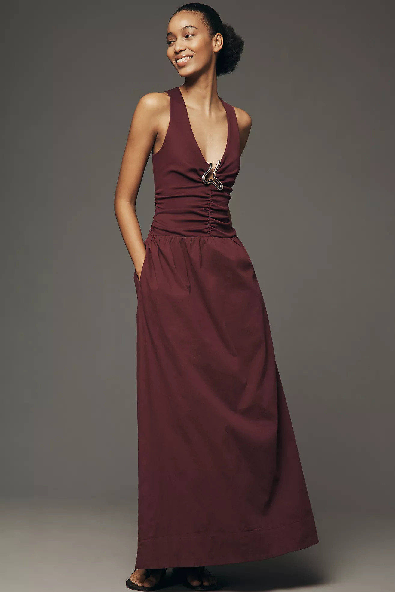 SOVERE Hari Halter Maxi Dress | Anthropologie (US)