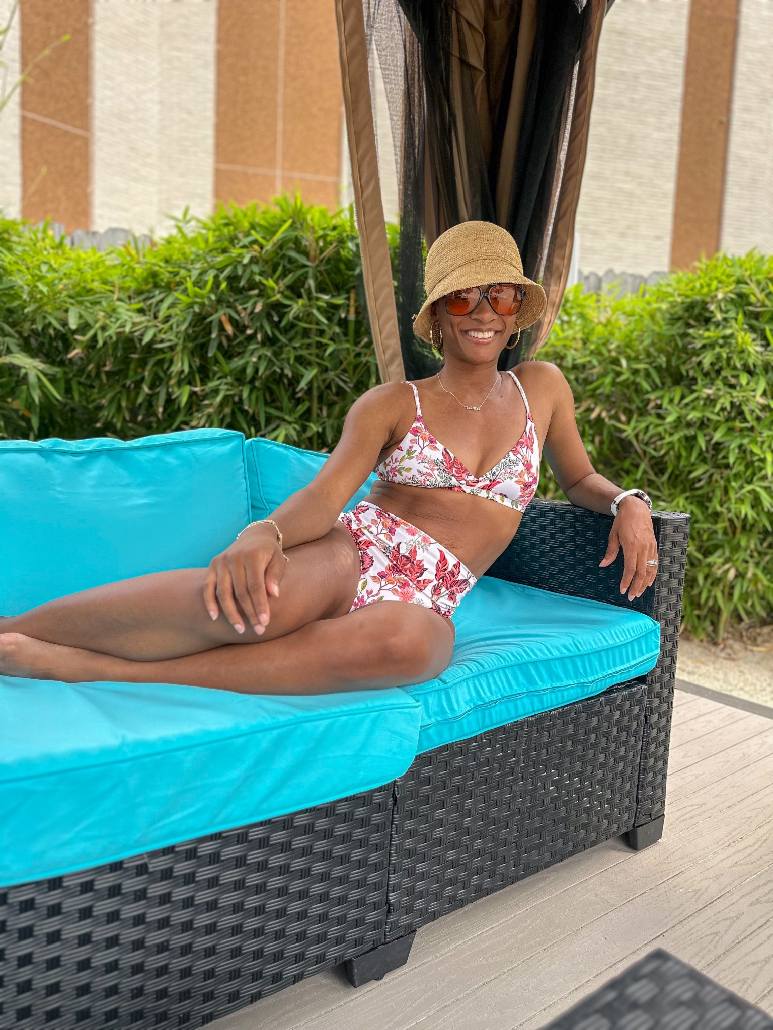 Poolside kini 

#LTKSwim #LTKSummerEdit