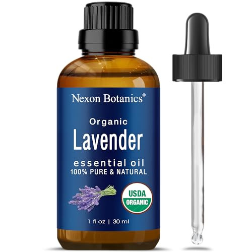 Organic Lavender Essential Oil 30 ml - Natural Lavender Oil Essential Oil for Diffuser, Aromatherapy, Hair Care, Skin Care, Sleep - Aceite De Lavanda Organico - Organic Lavender Oil - Nexon Botanics | Amazon (US)