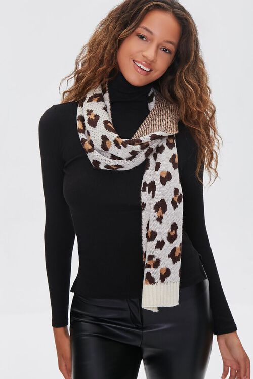 Leopard Print Oblong Scarf | Forever 21 | Forever 21 (US)