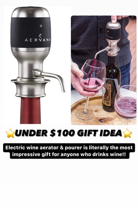Under $100 gift idea!! Wine lover gift. Aervana aerator 

#LTKhome #LTKHoliday #LTKunder100