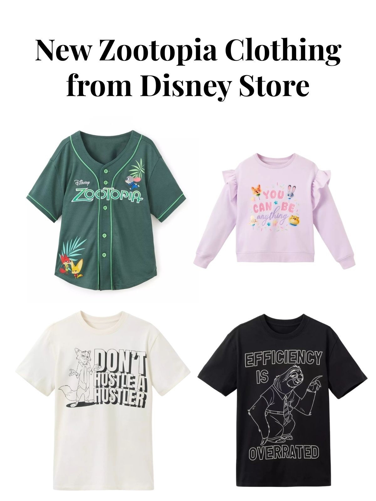 New Zootopia clothing from the Disney Store

#LTKTravel