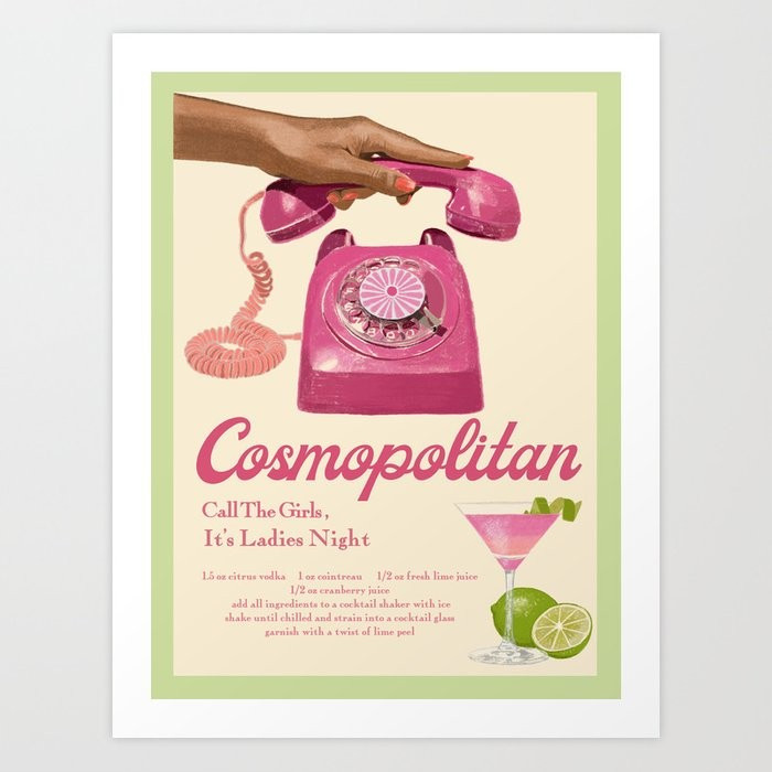 Cosmopolitan  Art Print | Society6