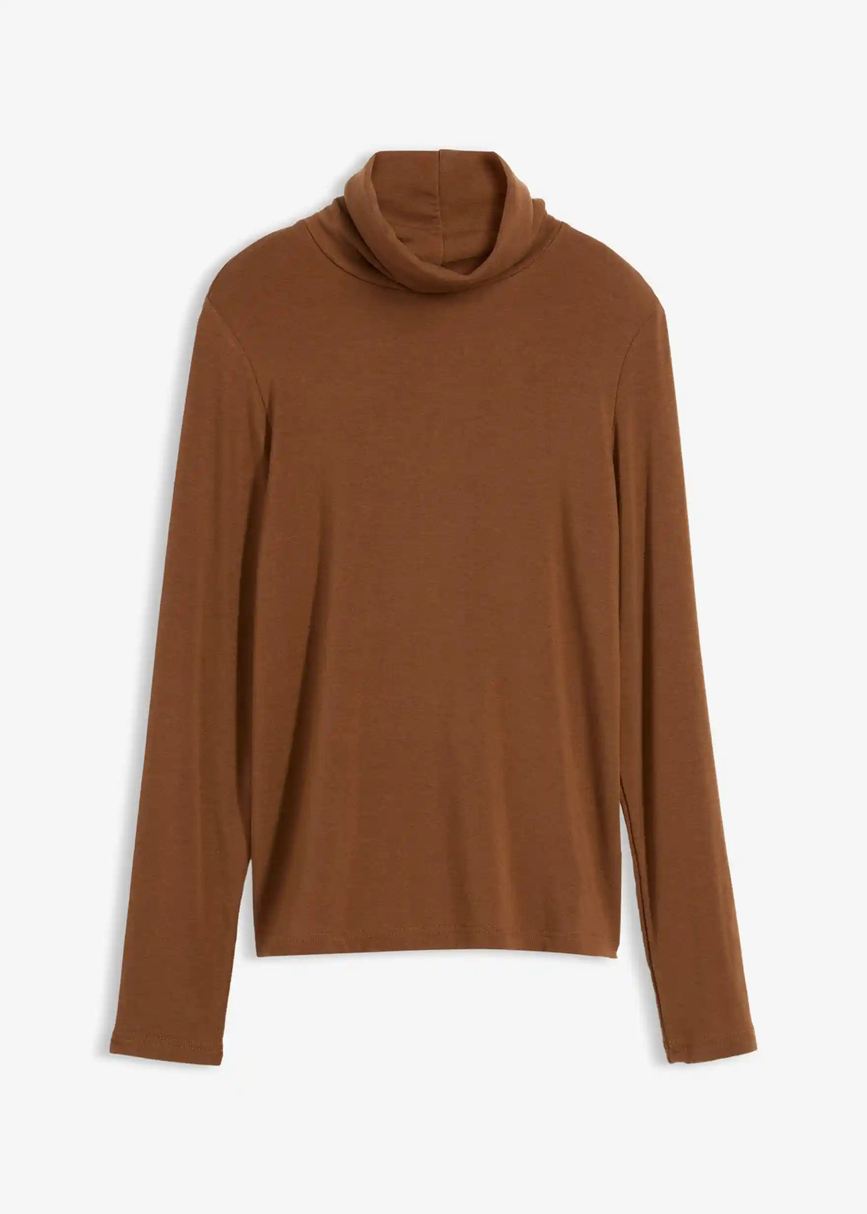 Rollkragenshirt mit Woll-Anteil | Bonprix DE
