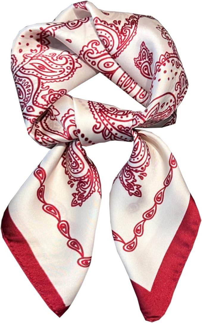 Satin Bandana Headscarf for Women Silky Hair Scarves for Fashion Lightweight | Amazon (US)