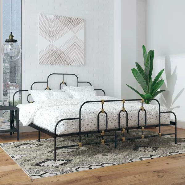 Olivia Metal Platform Bed | Wayfair Professional