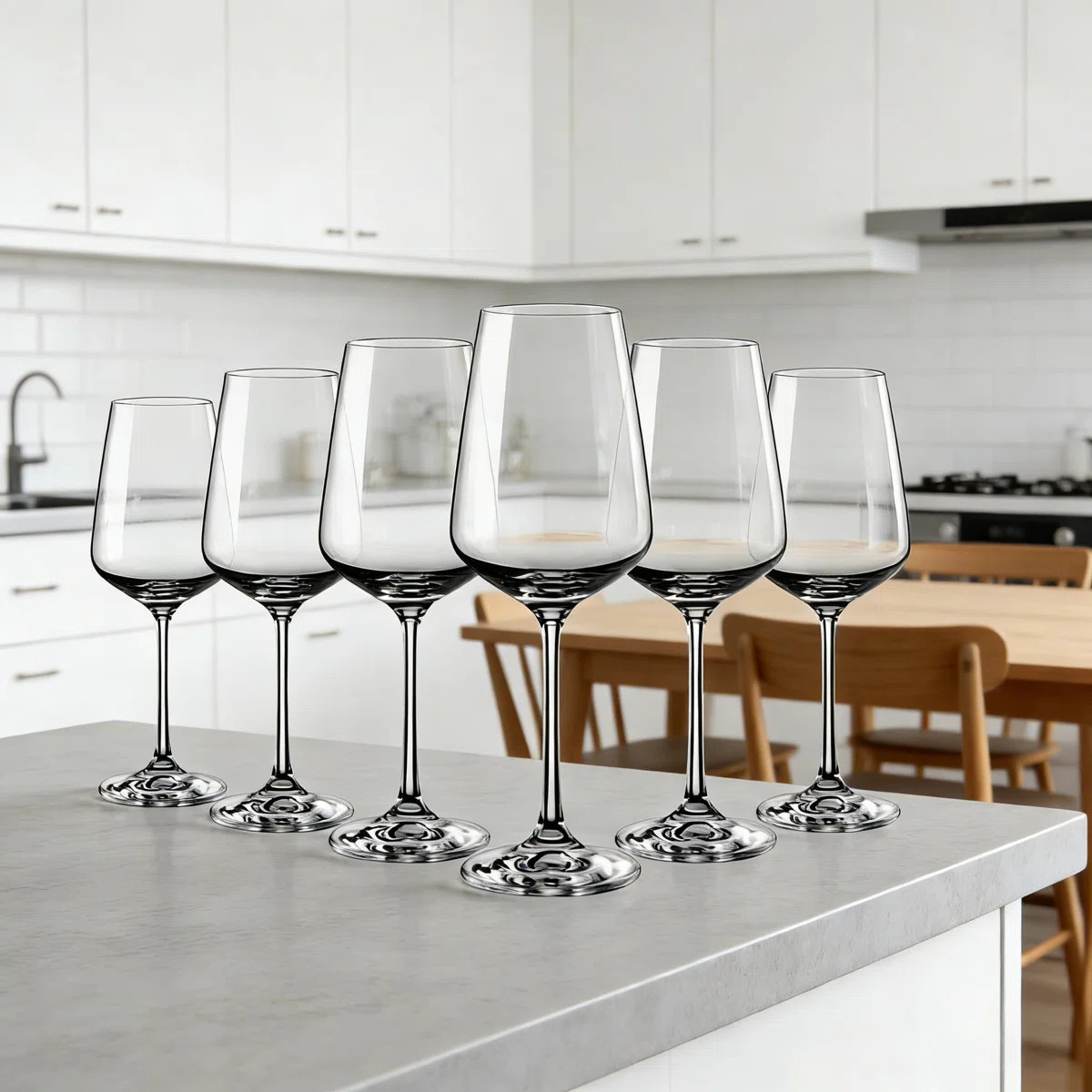 Shatterproof Acrylic Wine Glasses Set Of 6, 18 Oz Unbreakable Stemware For Indoor And Outdoor Ent... | Wayfair North America