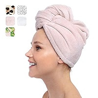 Kitsch Microfiber Hair Towel Wrap for Women, Hair Turban for Drying Wet Hair, Easy Twist Hair Tow... | Amazon (US)