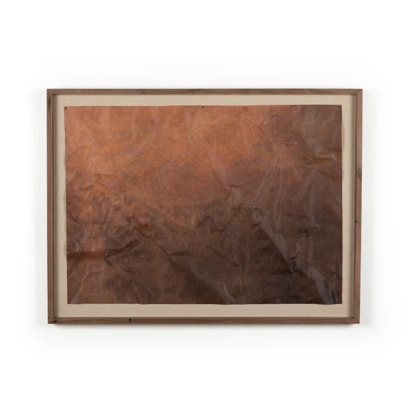 Four Hands Art Studio Flesh Of The Earth Flesh of the Earth by - Floater Frame Painting on Canvas... | Wayfair North America