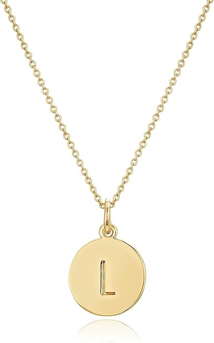 kate spade new york Gold-Tone Alphabet Pendant Necklace, 18" | Amazon (US)