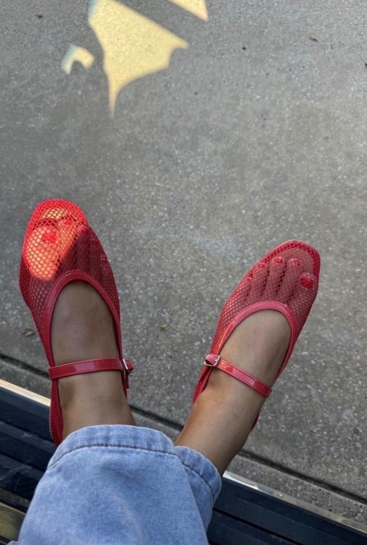 Red shoes, main character energy ❤️✨ A fun little statement shoe moment that makes the whole look.

#RedShoes #MaryJaneShoes #ShoeObsessed #StatementShoes #FashionDetails #StyleInspo #EverydayStyle #OutfitDetails #ShoeStyle #FashionFinds

#LTKdayinmylife #LTKstorytime #LTKOver40