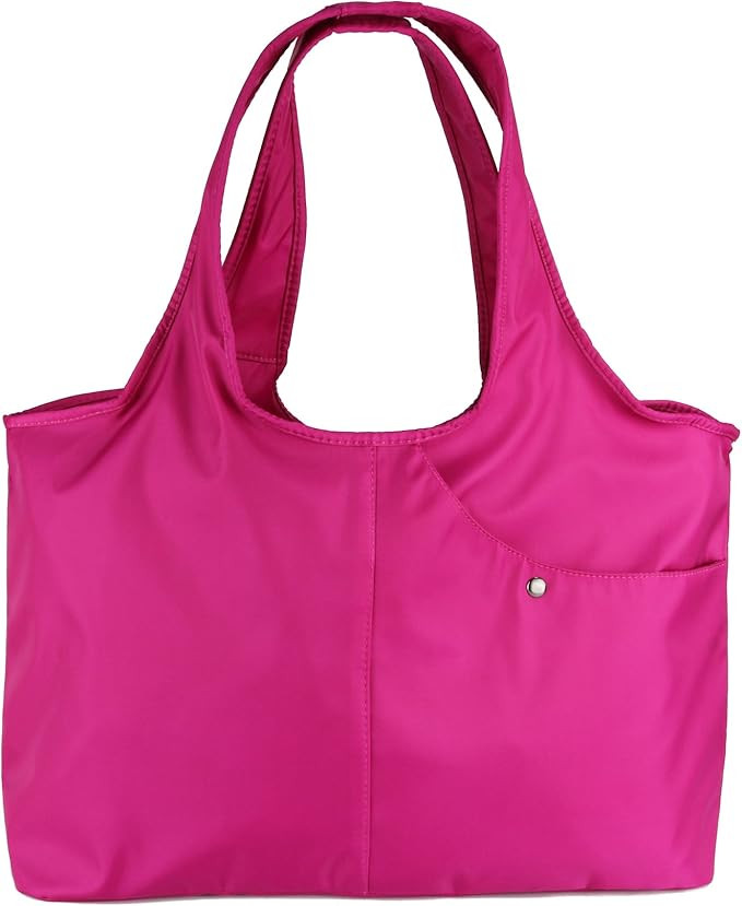 ZOOEASS Women Fashion Large Tote Shoulder Handbag Waterproof Tote Bag Multi-function Nylon Travel... | Amazon (US)