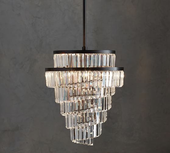 Gemma Helix Crystal Chandelier | Pottery Barn (US)