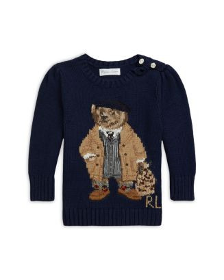 Ralph Lauren Polo Girls' Polo Bear Crewneck Sweater - Baby  | Bloomingdale's Kids | Bloomingdale's (US)