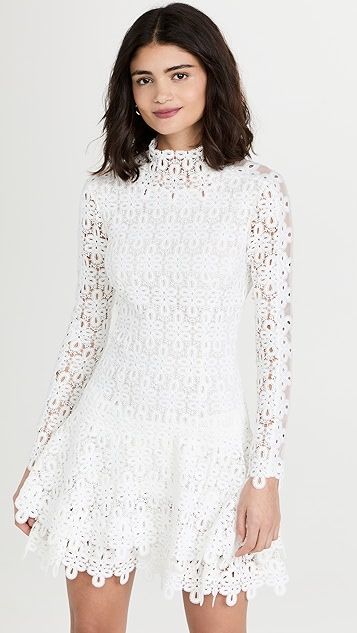 Joy Guipure Lace Mini Dress | Shopbop