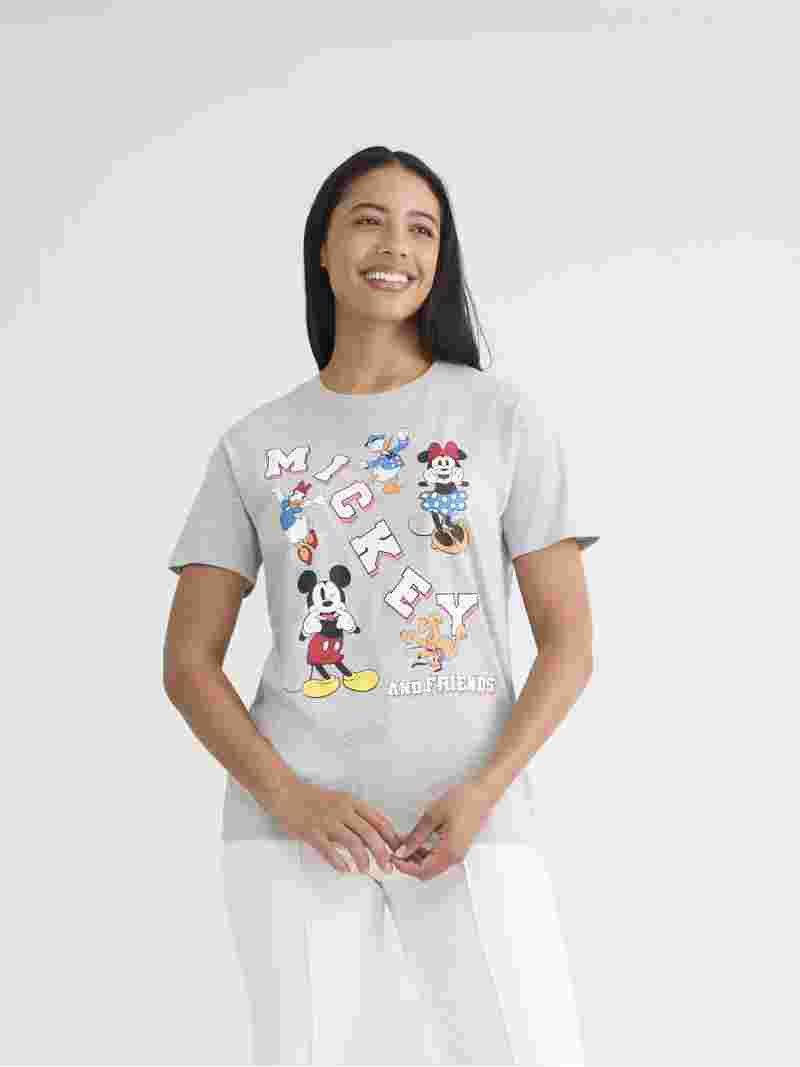 Mickey and Friends Women's Graphic Tee with Short Sleeves, Sizes XXS-XXL | Walmart (US)