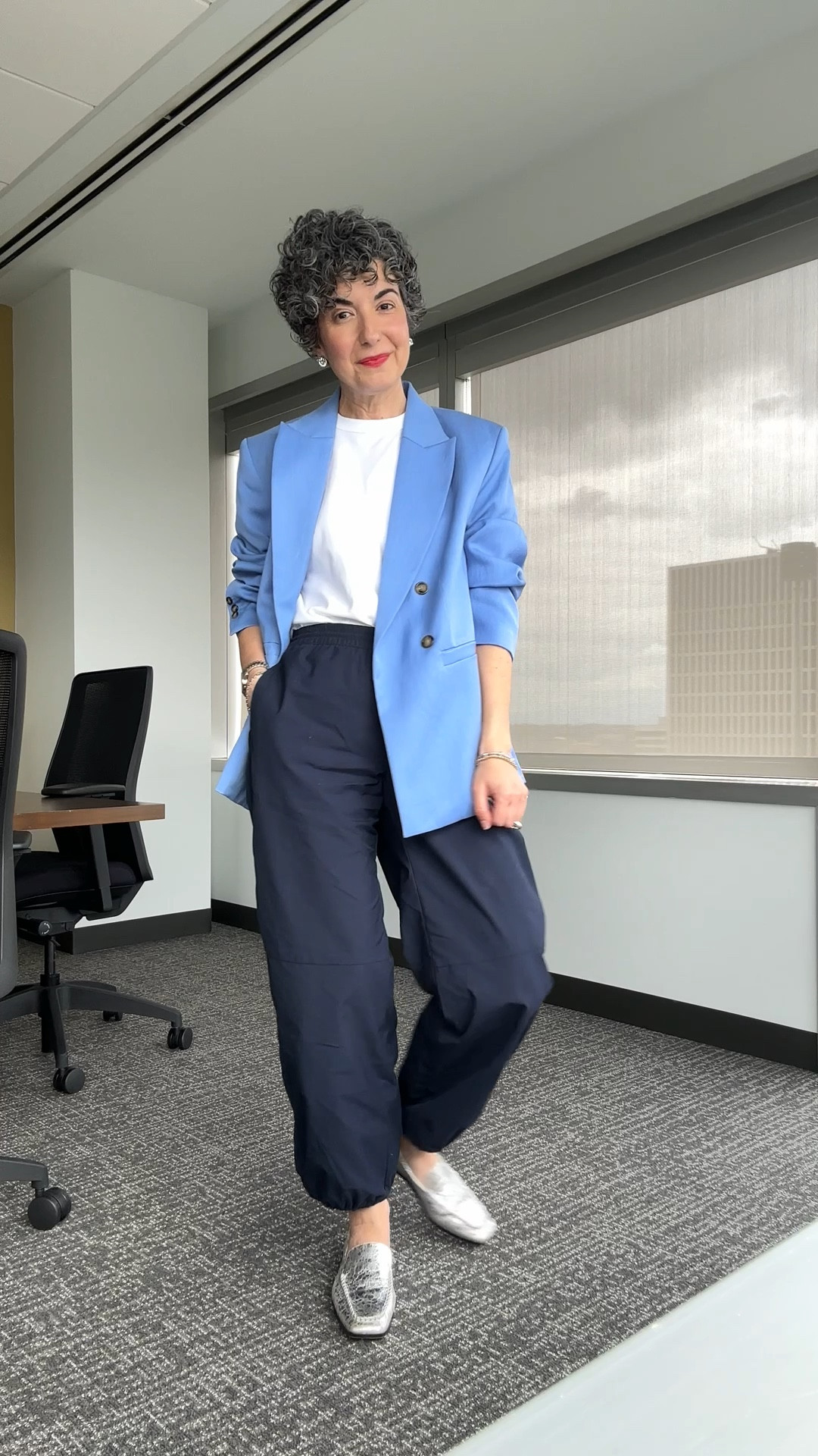 Tuesday OOTD - wearing a large in blazer and small regular in pants. Shoes are older so I linked similar 

#LTKootd