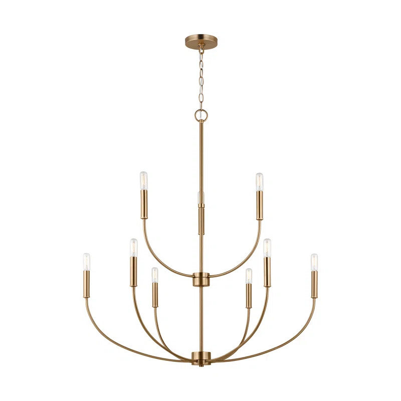 Kendrey 9 - Light Dimmable Classic / Traditional Chandelier | Wayfair North America