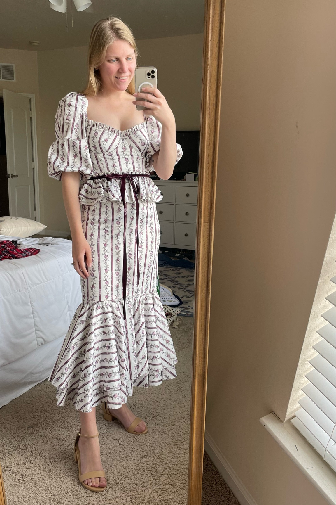 Victorian style peplum dress. On sale, under $250. Size up one size  

#LTKsalealert