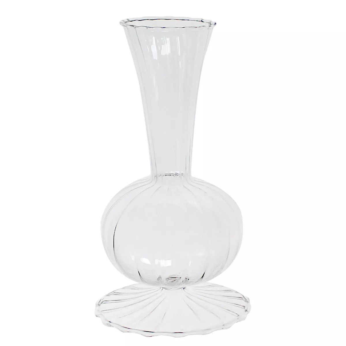 Sonoma Goods For Life® Fluted Pedistal Glass Vase Table Decor | Kohl's