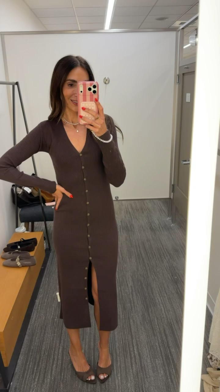 Nordstrom Anniversary Sale, nsale, sweater dress size S, heeled sandals.

#LTKSaleAlert #LTKOver40 #LTKootd