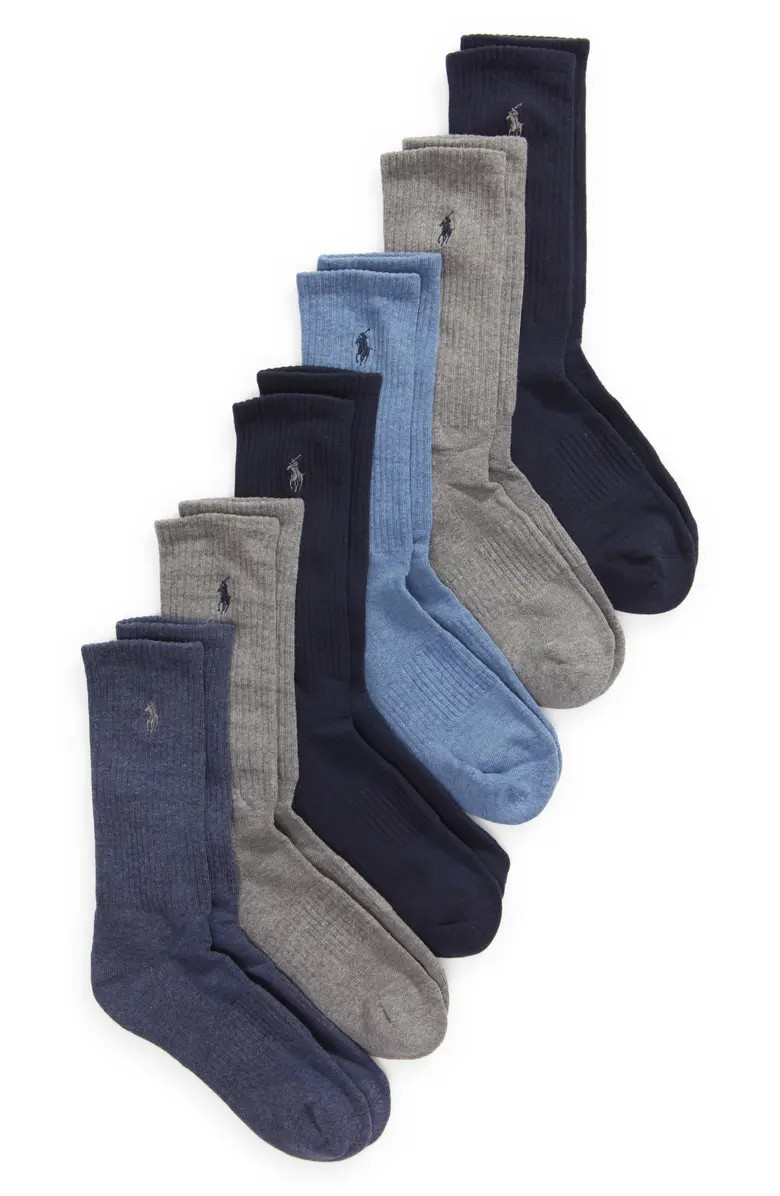 Assorted 6-Pack Crew Socks | Nordstrom