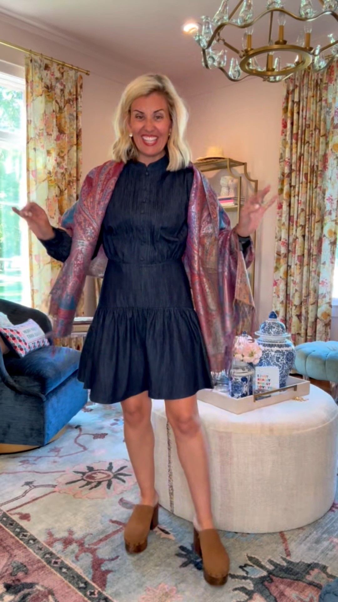 Never met a denim dress I didn’t like and this is a good one! I’m in small dress and 8 shoes tts. 

*code mixandmatch15 for 15% off first order 
*code Catherine20 at Allie + Bess

#LTKootd #LTKmomlife #LTKdayinmylife