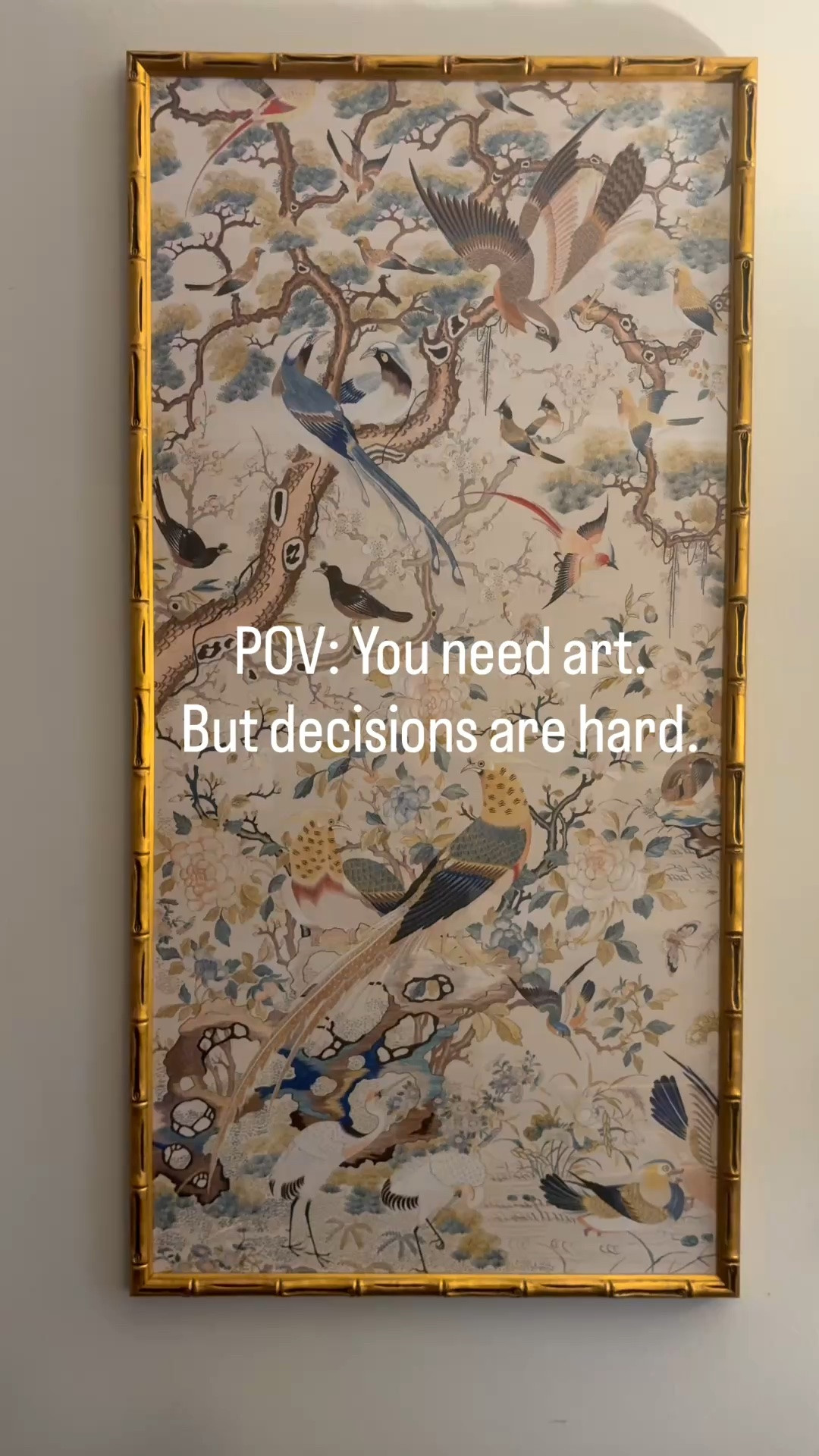 You need art but hate making decisions. Who needs to? Just use them all! Coordinate colors, vary the textures, frames, no frames. There are no rules you can’t break.

#LTKHome