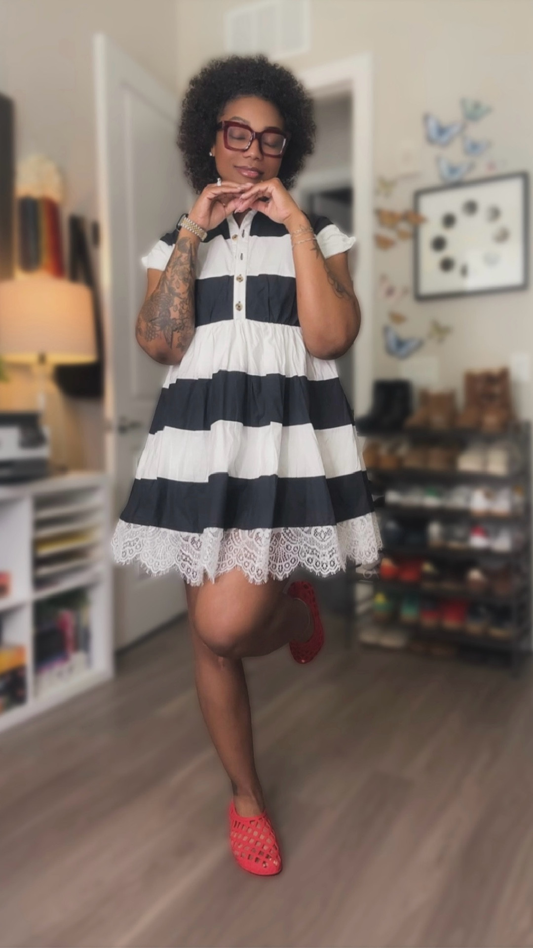 In love with this Maeve Rugby Swing Dress. 🦓🌹

Linked similar styles as this is sold out  

#LTKootd #LTKWorkwear #LTKgrwm