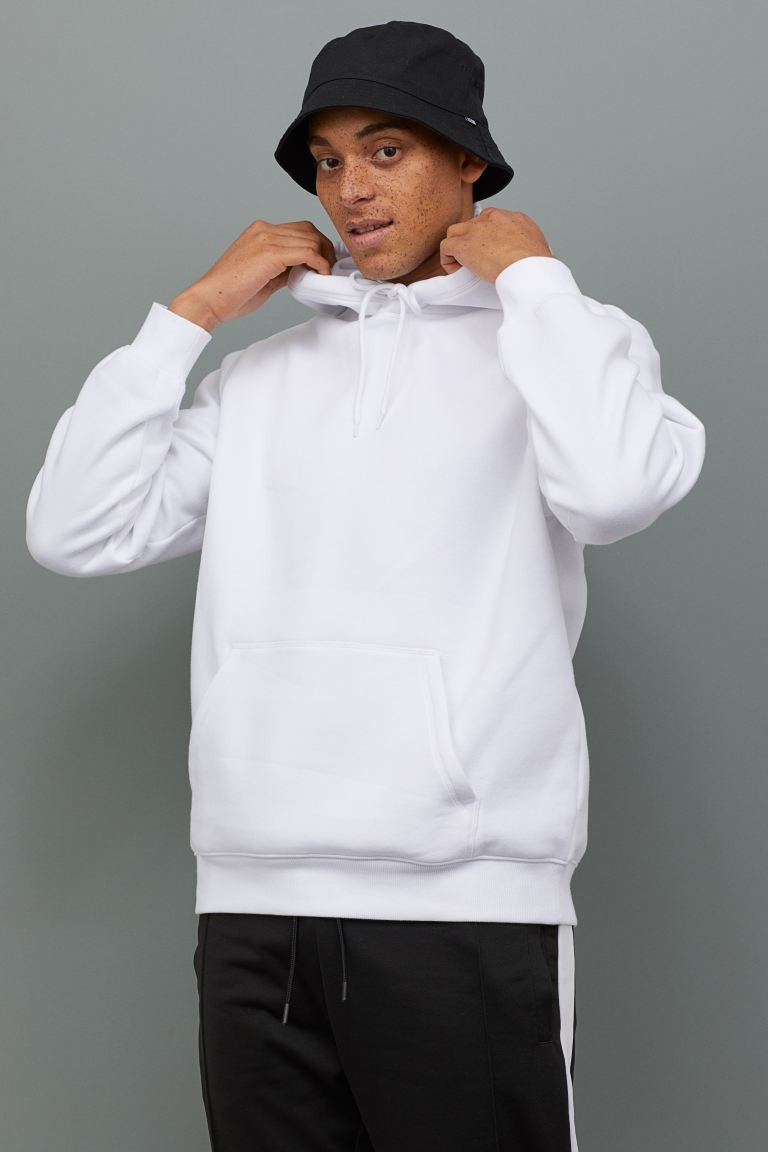 Kapuzenshirt - Weiß -  | H&M DE | H&M (DE, AT, CH, NL, FI)
