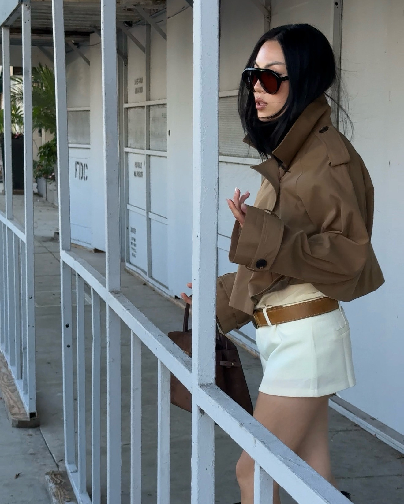 trench coat buttoned to the TOP. this jacket is under $50?! 

#LTKFindsUnder50 #LTKSeasonal #LTKStyleTip