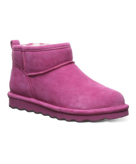 BEARPAW Orchid Shorty Suede Ankle Boot - Women | Zulily