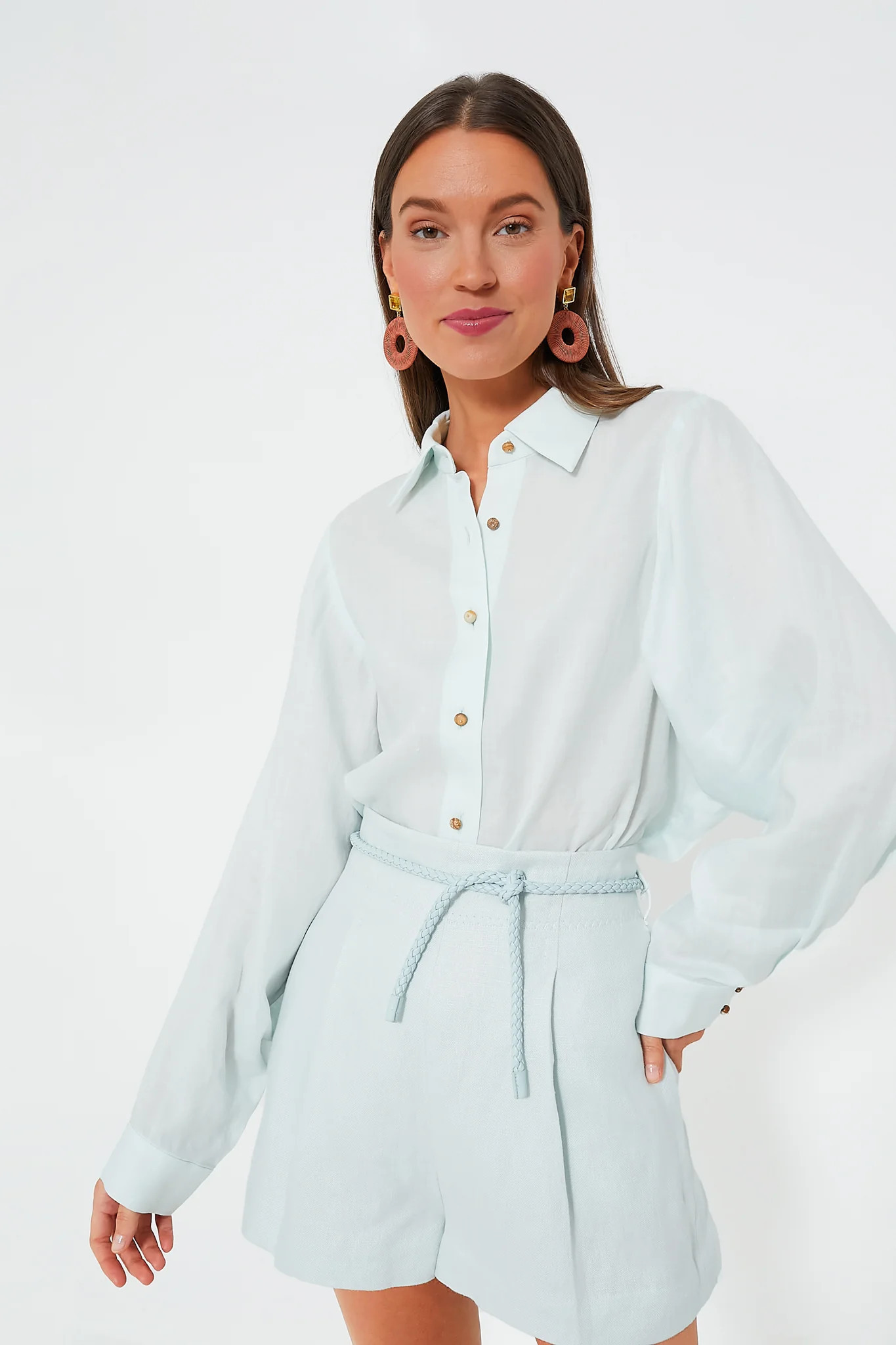Mint Natura Oversized Shirt | Tuckernuck (US)
