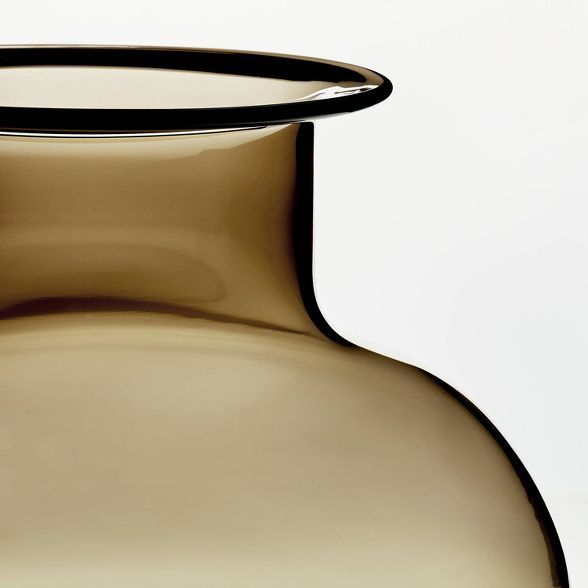 9" x 10" Smoked Glass Vase - Threshold™ designed with Studio McGee | Target