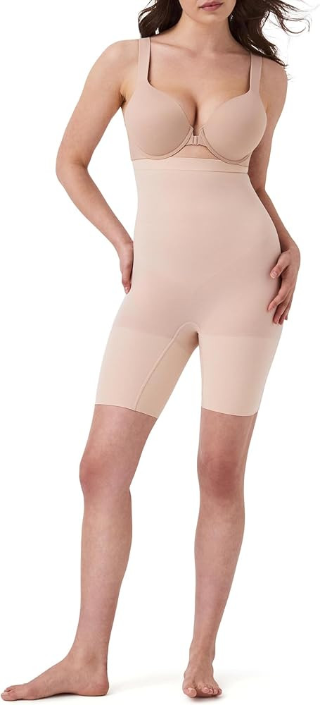 SPANXsculpt Seamless Power High-Waisted Mid-Thigh Short - Lightweight, All-Day Comfort - Core Con... | Amazon (US)