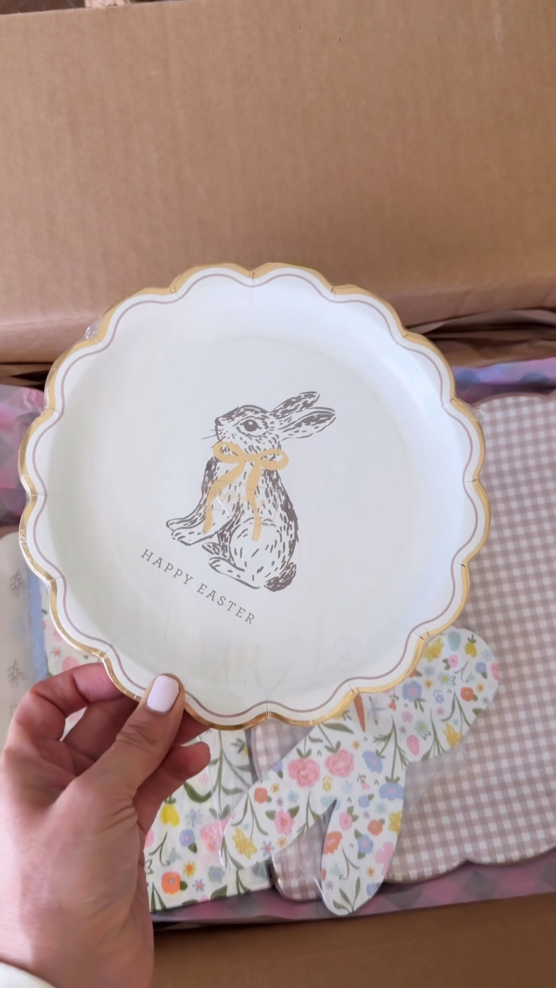 Easter party supplies from My Minds Eye 🐰🌸🌿🤎 My code is JamieT10 for 10% off  #esster 

#LTKHome #LTKSeasonal