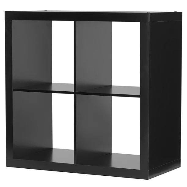 Better Homes & Gardens 4-Cube Storage Organizer, Solid Black - Walmart.com | Walmart (US)