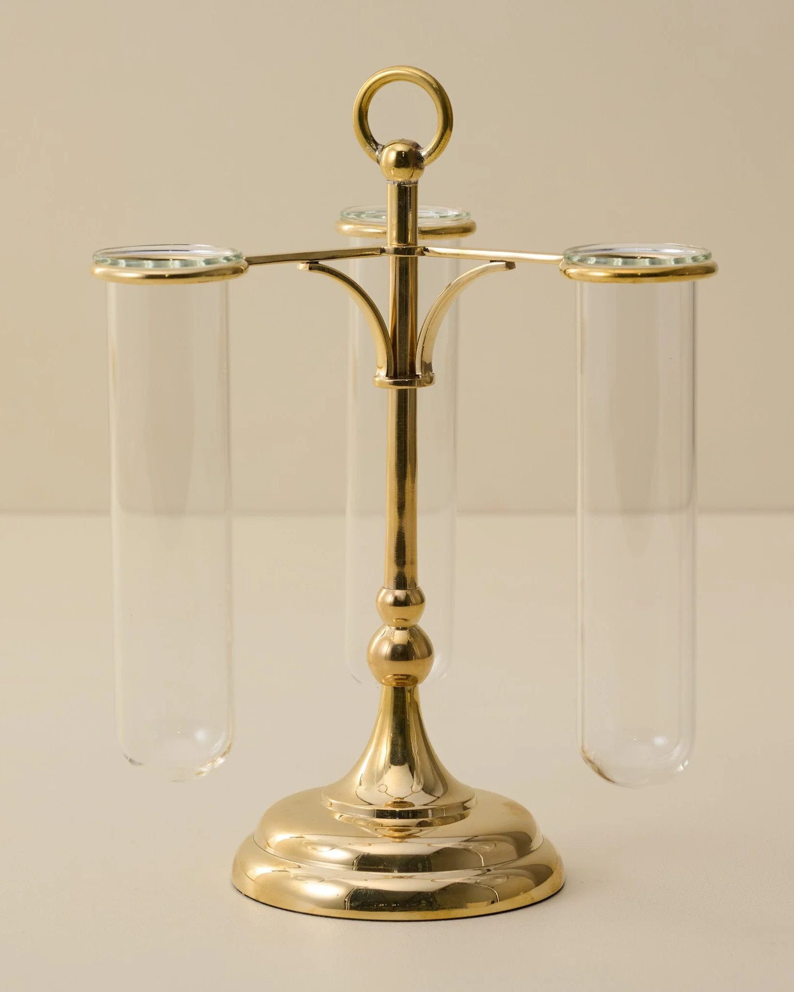 Solid Brass Antique Inspired Propagation Stand | Magnolia