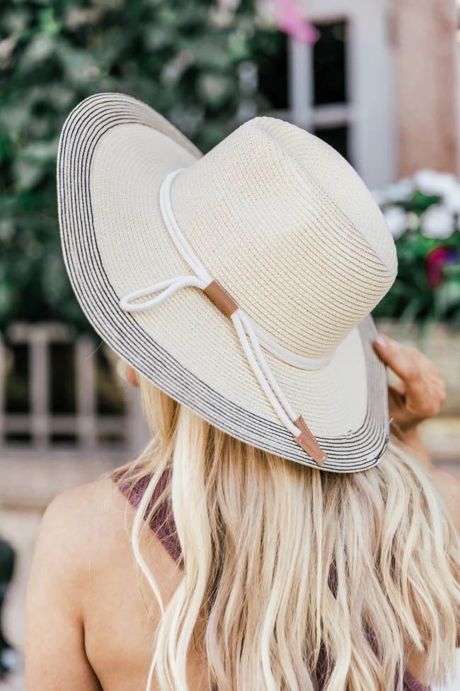 Lift Your Spirits Ivory Straw Hat | The Pink Lily Boutique