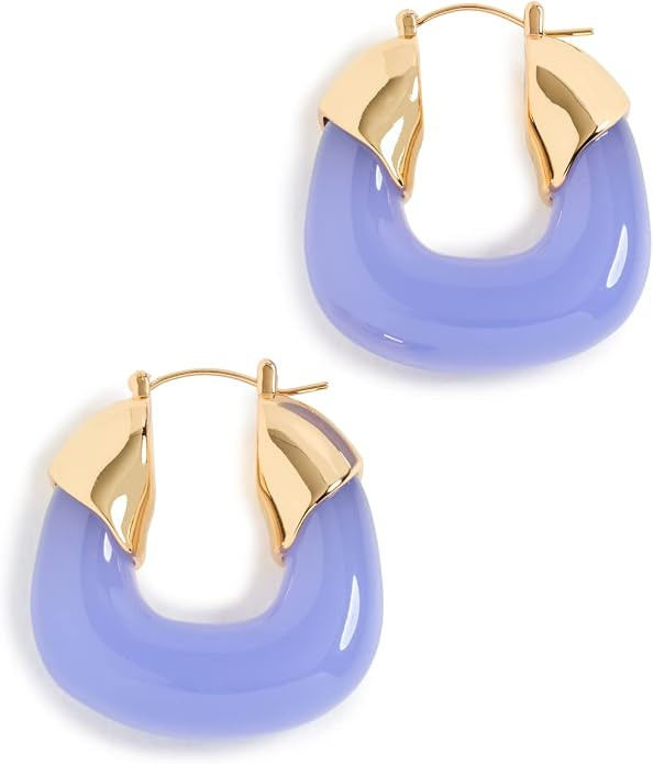Women's Organic Hoops in Periwinkle | Amazon (US)