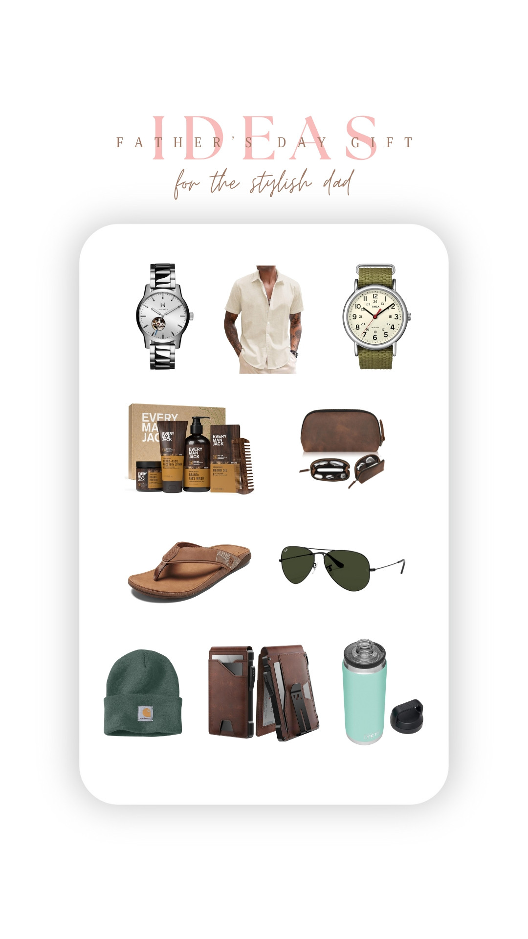  
Father’s Day gift ideas for the stylish dad

#LTKGiftGuide