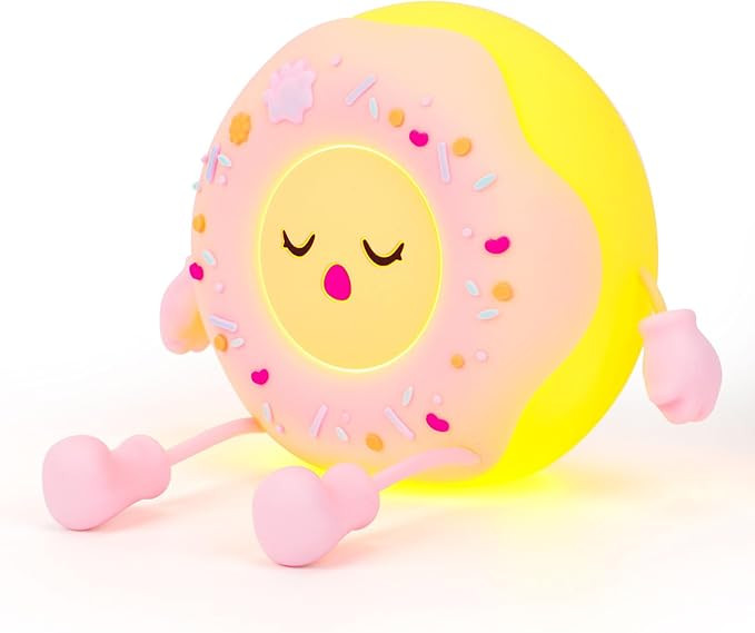 QANYI Donut Night Light,Rechargeable Novelty Donut Lamp with Soft Touch Control and Sweet Funny S... | Amazon (US)