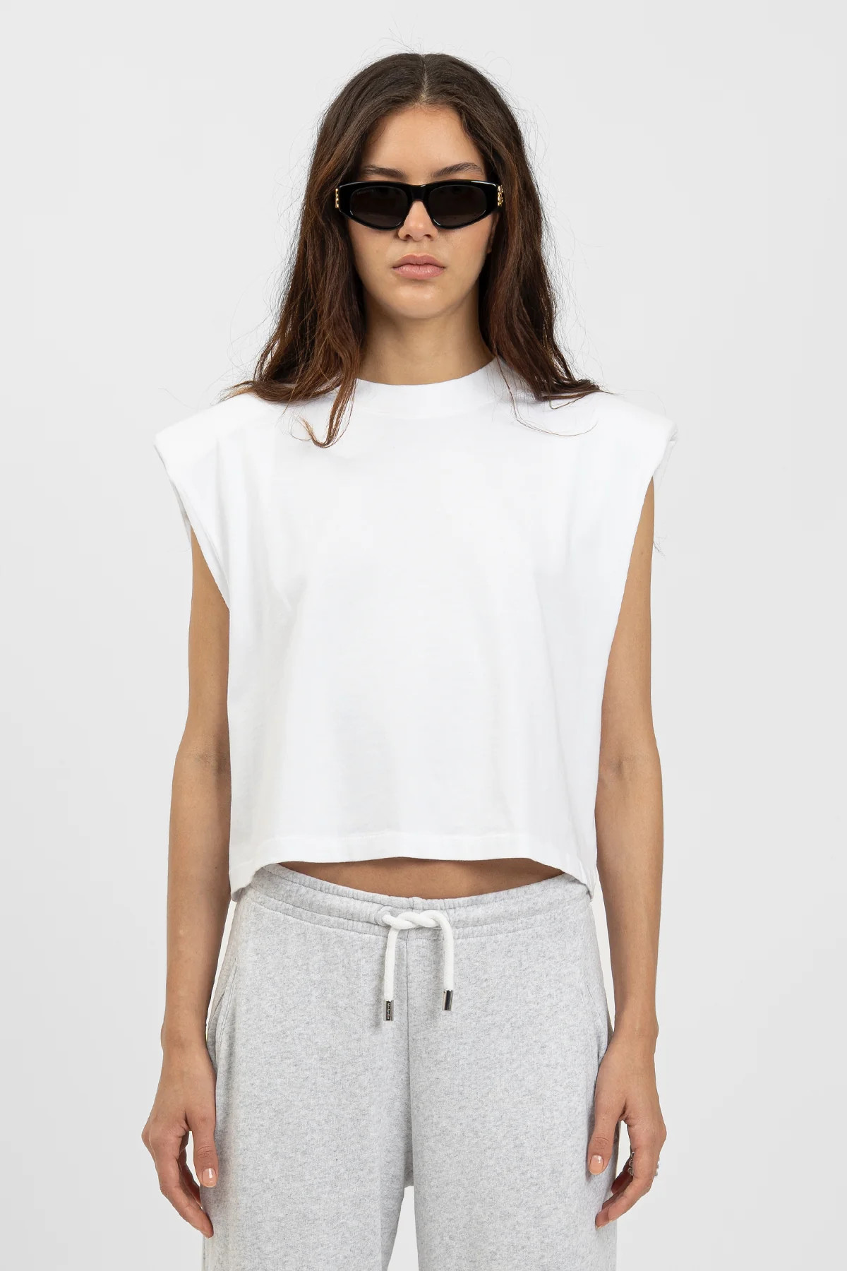 bp ICONIC 014 Shoulder Tee White | black palms