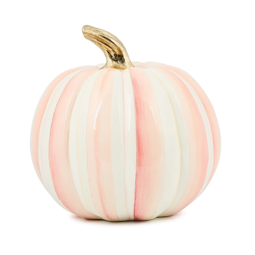 Rosy Stripe Medium Pumpkin | MacKenzie-Childs