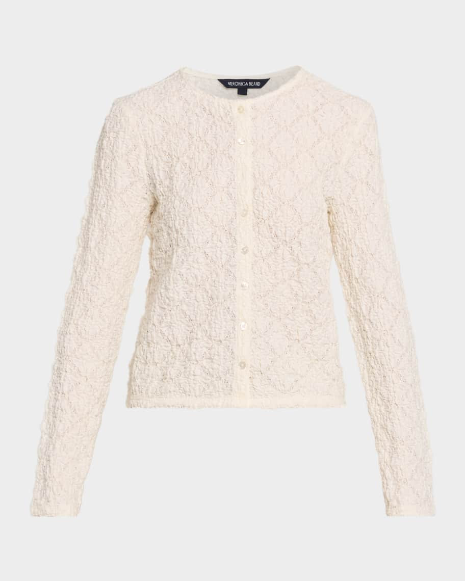 Veronica Beard Gillingham Lace Cardigan | Neiman Marcus